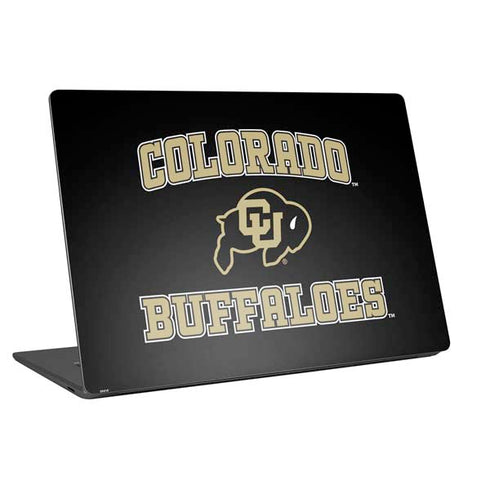University of Colorado CU Logo on Gold Universal Laptop 16.6in (13.4 x 9.7in) Skin